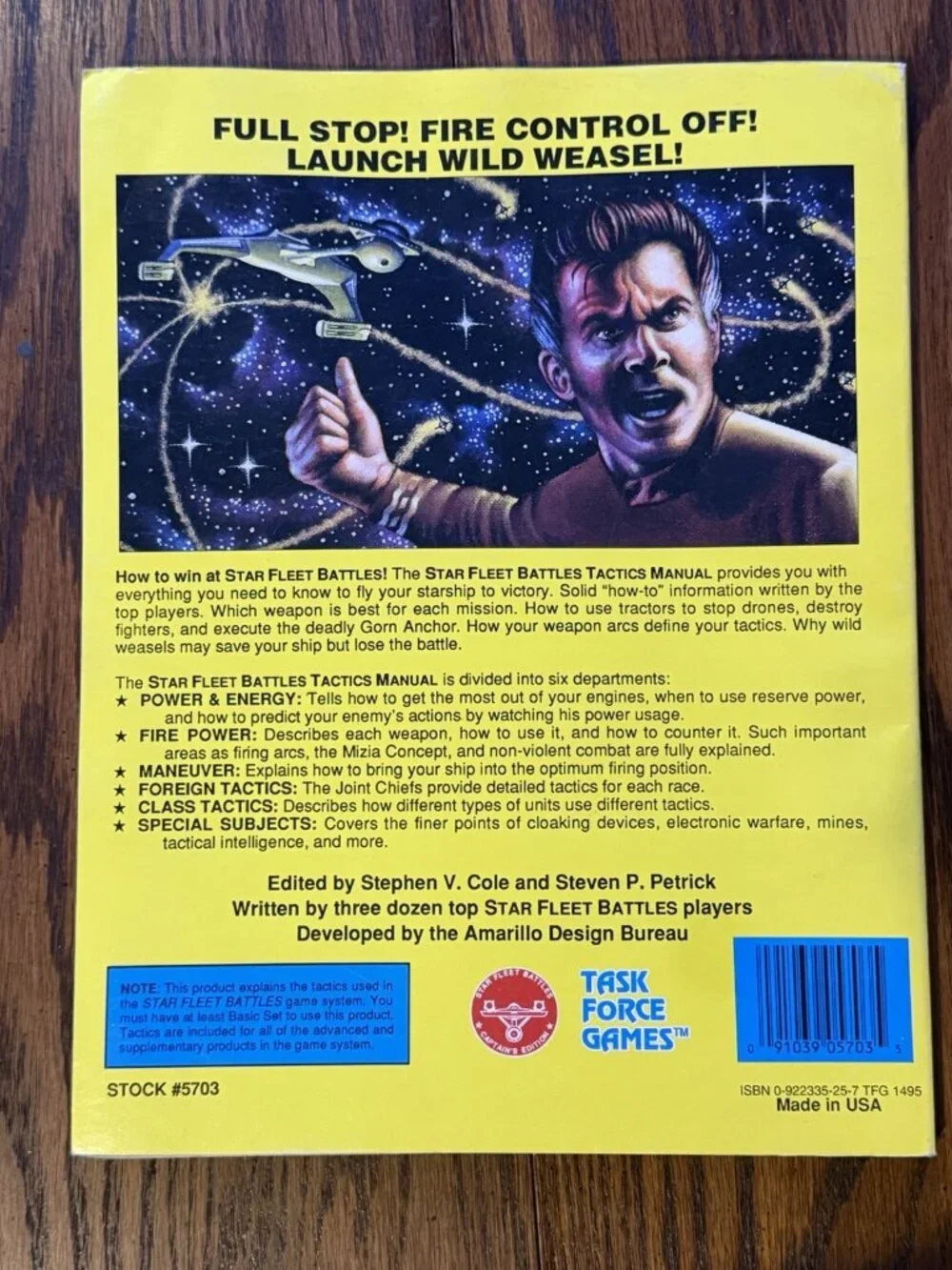 Star Fleet Battles Tactics Manual Captain's Edition